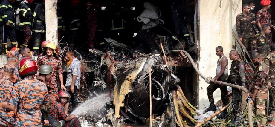 Bangladesh air force plane crashes into college campus, killing at least 19 | Aviation News
