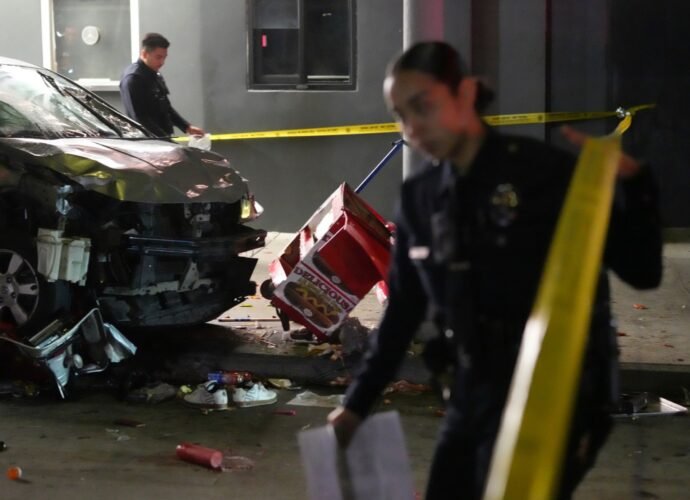 LA nightclub car ramming driver charged with attempted murder in US | Crime News