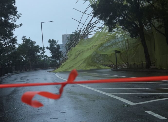 Typhoon Wipha Hong Kong China
