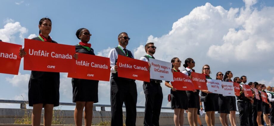 Air Canada cabin staff go on strike, grounding hundreds of flights