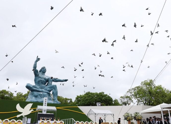Nagasaki mayor warns of nuclear war as city marks 80 years since A-bomb