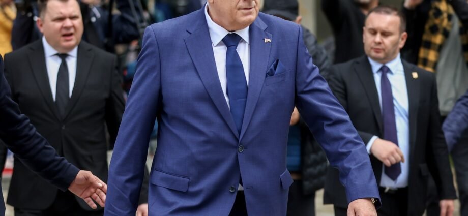 Separatist Bosnian Serb leader Dodik removed from office | Politics News