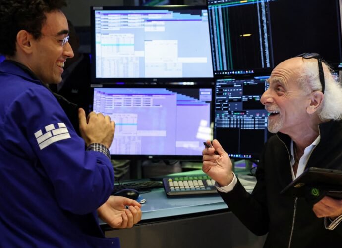 Stock futures are little changed after Dow's record close, as traders await Nvidia earnings: Live updates