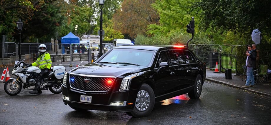 Trump's UK state visit in pictures