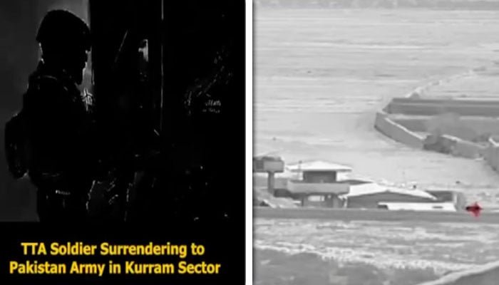 قبضے میں لی گئی افغان پوسٹ پر طالبان سپاہی کی پاک فوج کے سامنے سرنڈر کرنے کی ویڈیو سامنے آگئی 1 1518771 092323 updates