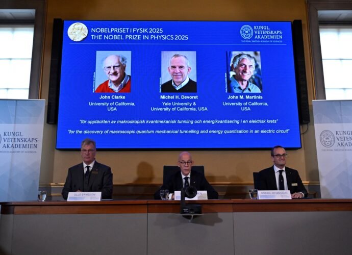 Nobel Prize for Physics awarded to trio for quantum mechanics discoveries | News