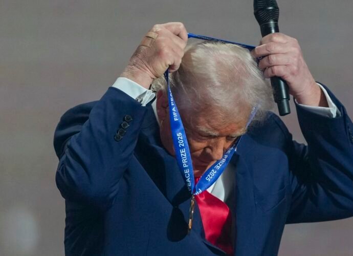 At the 2026 World Cup draw, the winner is ... Donald Trump