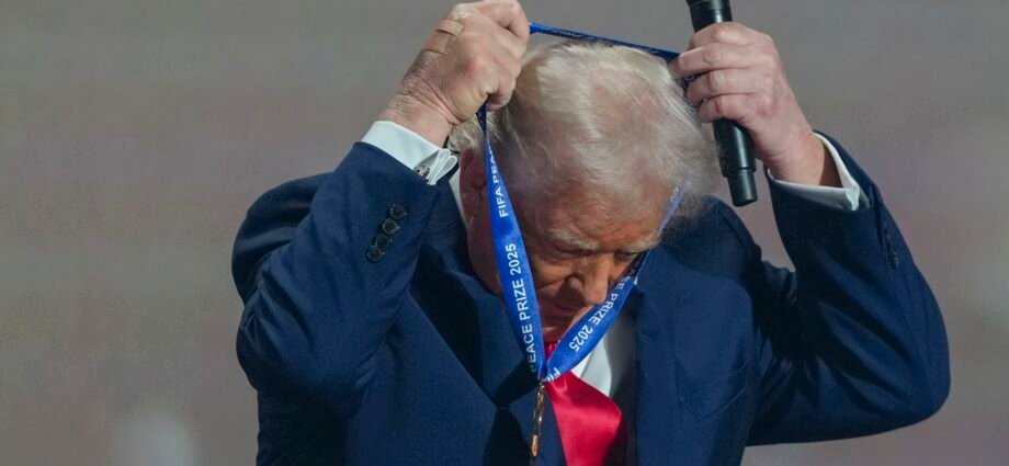 At the 2026 World Cup draw, the winner is ... Donald Trump