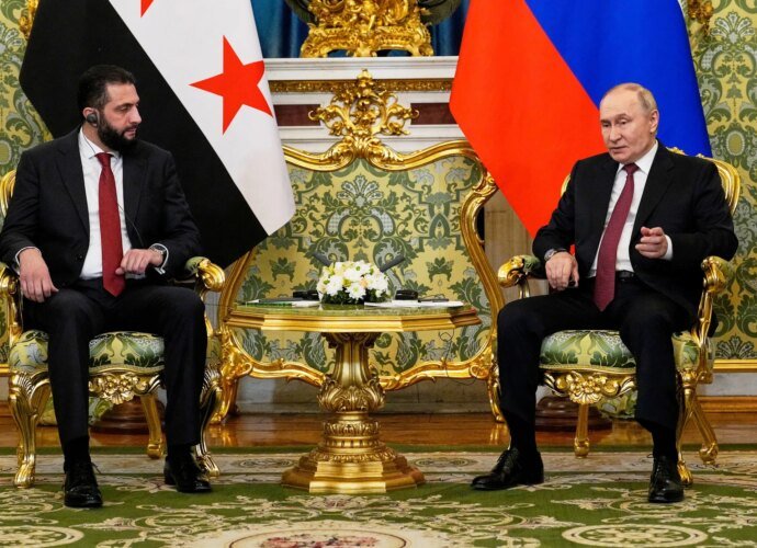 Al-Sharaa meets Putin as Russia seeks to secure military bases in Syria | Vladimir Putin News