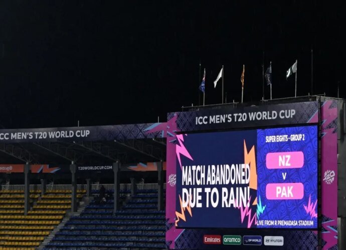 Pakistan-New Zealand Super Eights opener abandoned at T20 World Cup | ICC Men's T20 World Cup News