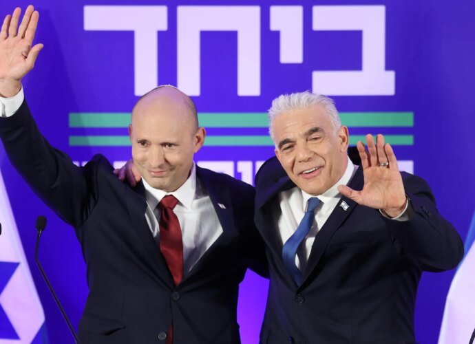 Former Israeli PMs Bennett, Lapid unite to challenge Netanyahu in elections | Benjamin Netanyahu News